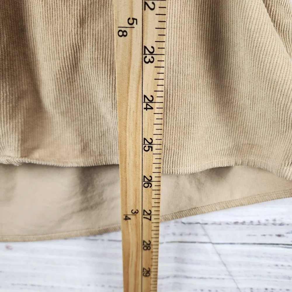 VTG Ralph Lauren Polo Country Brown Corduroy Collar Shirt Men small‎ 90's